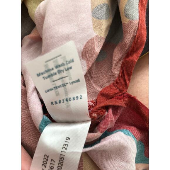 Marine Layer Ryan Skirt Lightweight Slip Midi Exploded Floral Multicolor NWT 8 - Picture 9 of 10